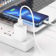 Заредете изображение във визуализатора на галерията – Cable USB A to Lightning Hoco 2,4A 2 m X88 white
