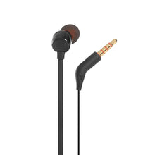 Заредете изображение във визуализатора на галерията – JBL Tune 110 in-ear headphones with 3.5mm mini jack and remote control - black
