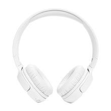 Заредете изображение във визуализатора на галерията – JBL Tune 520BT wireless on-ear Bluetooth 5.3 headphones - white

