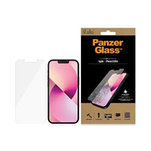 Заредете изображение във визуализатора на галерията – PanzerGlass Standard Super+ antibacterial tempered glass for iPhone 13 mini

