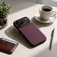 Заредете изображение във визуализатора на галерията – Case for iPhone 18 Pro Max / 17 Pro Max Forcell F-Protect Frame Premium compatible with Magsafe dark cherry

