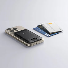 Заредете изображение във визуализатора на галерията – Ugreen Magnetic Wallet 45165 magnetic MagSafe with stand - black
