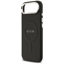 Заредете изображение във визуализатора на галерията – GUESS case for IPHONE 17 Air compatible with MagSafe GUHMP17MPSAREGSK (PU W/ Classic Logo) black
