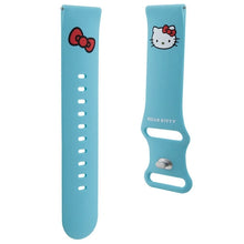 Заредете изображение във визуализатора на галерията – Hello Kitty Silicone Kitty Head strap universal 22mm - blue
