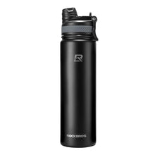 Заредете изображение във визуализатора на галерията – Rockbros 35210029002 bicycle thermal bottle for drinks 620 ml - black
