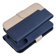 Заредете изображение във визуализатора на галерията – Flip case for iPhone 17 PRO MAX Split Book navy and cream
