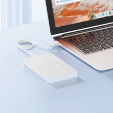 Заредете изображение във визуализатора на галерията – Hard drive enclosure HDD and SSD 2,5" SATA USB 3.0 to Micro B Hoco HB55 white
