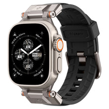 Заредете изображение във визуализатора на галерията – Spigen Durapro Armor PU Strap for Apple Watch 4/5/6/7/8/9/SE/Ultra 1/2 (42 / 44 / 45 / 49 mm) - Black
