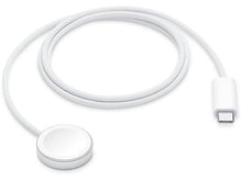 Заредете изображение във визуализатора на галерията – Apple Watch Magnetic Fast Charger to USB-C Cable (1 m) MT0H3ZM/A - white bulk
