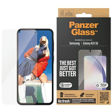 Заредете изображение във визуализатора на галерията – PanzerGlass Ultra-Wide Fit tempered glass with positioner n Samsung Galaxy A55 5G
