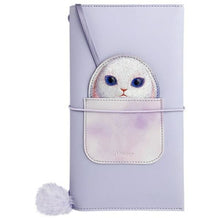 Заредете изображение във визуализатора на галерията – NIMMY set 2in1 notebook + pen BIG EYED PET 2.0 Rabbit purple
