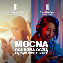 Заредете изображение във визуализатора на галерията – PanzerGlass Ultra-Wide Fit Tempered Glass with Glare and Blue Light Filter with Positioner for iPhone 15 Pro
