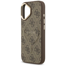 Заредете изображение във визуализатора на галерията – GUESS case for IPHONE 17 compatible with MagSafe GUHMP17SP4MSEGCW (PU 4G W/ Classic) brown
