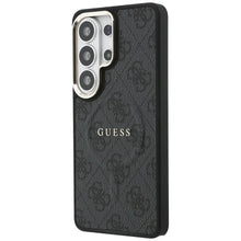 Заредете изображение във визуализатора на галерията – GUESS case for SAMSUNG S26 Ultra GUHMS26LP4MSEGCK (4G Embossed Ring MagSafe) black
