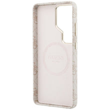 Заредете изображение във визуализатора на галерията – GUESS case for SAMSUNG S26 Ultra GUHMS26LP4GRMDEP (4G Rhinestone Round Logo MagSafe) pink

