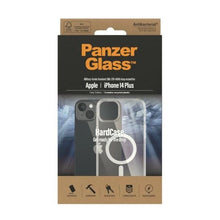 Заредете изображение във визуализатора на галерията – PanzerGlass HardCase with MagSafe Antibacterial Military Grade Certified Case for iPhone 14 Plus / 15 Plus - Transparent
