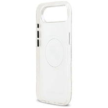 Заредете изображение във визуализатора на галерията – KARL LAGERFELD case for IPHONE 17 Air compatible with MagSafe KLHMP17MHMKBKCHOG (IML Glitter K&amp;C Heads Logo) gray
