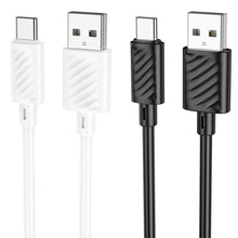 Заредете изображение във визуализатора на галерията – Cable USB A to USB C Hoco 3A 2 m X88 white
