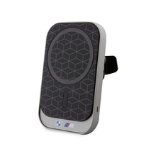 Заредете изображение във визуализатора на галерията – Car phone holder induction BMW compatible with MagSafe 15W for windshield / dashboard / air vent M Edition BMMWCCMPGPK black
