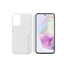 Заредете изображение във визуализатора на галерията – Samsung Smart View Wallet EF-ZA356CWEGWW case with flap for Samsung Galaxy A35 - white
