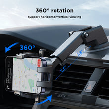 Заредете изображение във визуализатора на галерията – Joyroom JR-OK6 car phone holder on the dashboard - black
