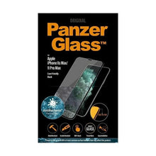 Заредете изображение във визуализатора на галерията – PanzerGlass E2E Super+ antibacterial tempered glass for iPhone XS Max / 11 Pro Max - with black frame

