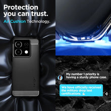 Заредете изображение във визуализатора на галерията – Spigen Rugged Armor case for Xiaomi Redmi Note 13 Pro 5G / POCO X6 5G - matte black
