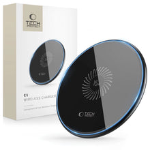 Заредете изображение във визуализатора на галерията – Tech-Protect QI15W-C1 15W inductive charger - black
