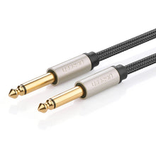 Заредете изображение във визуализатора на галерията – Ugreen AV128 10636 mono TS cable 6.35mm jack / 6.35mm jack 1m - gray
