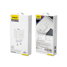 Заредете изображение във визуализатора на галерията – Dudao A20EU USB-A 18W network charger - white
