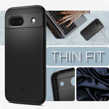 Заредете изображение във визуализатора на галерията – Spigen Thin Fit case for Google Pixel 8A - matte black
