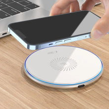 Заредете изображение във визуализатора на галерията – Tech-Protect QI15W-C1 15W inductive charger - white
