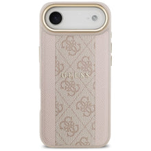 Заредете изображение във визуализатора на галерията – GUESS case for IPHONE 17 Air compatible with MagSafe GUHMP17MPG4SEMCP (PU W/ 4G Stripe) pink
