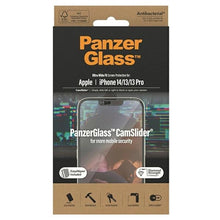 Заредете изображение във визуализатора на галерията – PanzerGlass Ultra-Wide Fit Antibacterial Tempered Glass with Camera Cover and Positioner for iPhone 14/13/13 Pro
