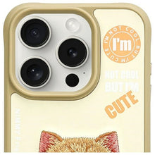 Заредете изображение във визуализатора на галерията – NIMMY case COOL&amp;CUTE 2.0 Cat for IPHONE 15 Pro khaki
