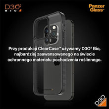 Заредете изображение във визуализатора на галерията – PanzerGlass ClearCase Case for iPhone 15 Pro Max with Military Grade Certification - Transparent and Black
