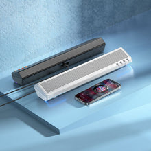 Заредете изображение във визуализатора на галерията – Speaker bluetooth 2 x 3W Hoco 2in1 BS66 white
