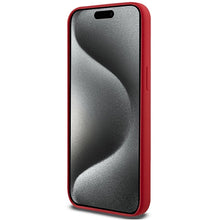 Заредете изображение във визуализатора на галерията – Ferrari Silicone Printed Ring MagSafe case for iPhone 15 Pro Max - red

