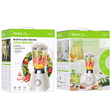 Заредете изображение във визуализатора на галерията – HOCO electric retro juicer blender 1,5L HE33 milky white
