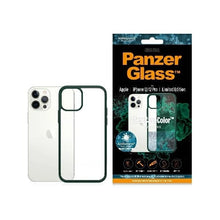 Заредете изображение във визуализатора на галерията – PanzerGlass ClearCase case for iPhone 12 / 12 Pro - transparent green
