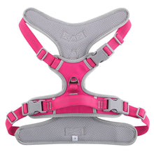 Заредете изображение във визуализатора на галерията – Dog harness OXFORD B size L pink grey
