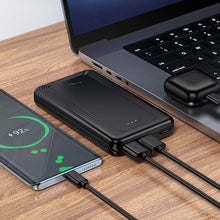 Заредете изображение във визуализатора на галерията – Powerbank Hoco 10000 mAh 2A J165 black
