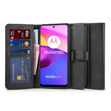 Заредете изображение във визуализатора на галерията – Tech-Protect Wallet Case for Motorola Moto E20 / E30 / E40 - Black
