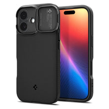 Заредете изображение във визуализатора на галерията – SPIGEN case OPTIK ARMOR MAG case for IPHONE 17 black
