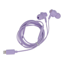 Заредете изображение във визуализатора на галерията – HOCO wire earphones Lightning with microphone M113 purple
