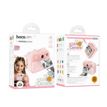 Заредете изображение във визуализатора на галерията – HOCO children camera with printer and selfie function DV204 pink
