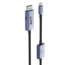 Заредете изображение във визуализатора на галерията – Baseus High Definition Series BS-OH139 USB-C / DP 8K PD 100W 1.5m cable - black
