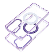 Заредете изображение във визуализатора на галерията – Case for Samsung A37 Frame Circle Stand compatible with MagSafe purple
