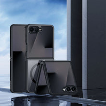 Заредете изображение във визуализатора на галерията – DUX DUCIS case AIMO MAG compatible with MagSafe for SAMSUNG Z Flip 8 black
