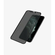 Заредете изображение във визуализатора на галерията – PanzerGlass E2E Super+ privacy tempered glass for iPhone Xs Max / 11 Pro Max - with black frame
